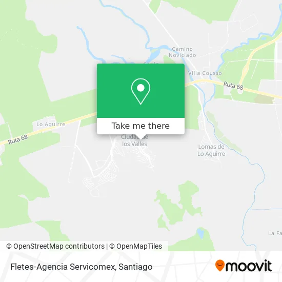 Fletes-Agencia Servicomex map