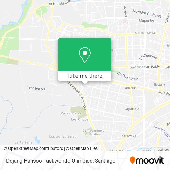 Dojang Hansoo Taekwondo Olímpico map