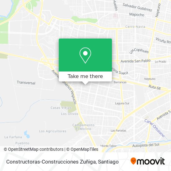 Constructoras-Construcciones Zuñiga map