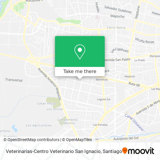 Mapa de Veterinarias-Centro Veterinario San Ignacio