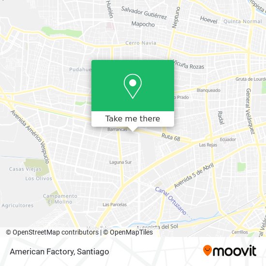 American Factory map