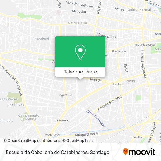 Escuela de Caballería de Carabineros map