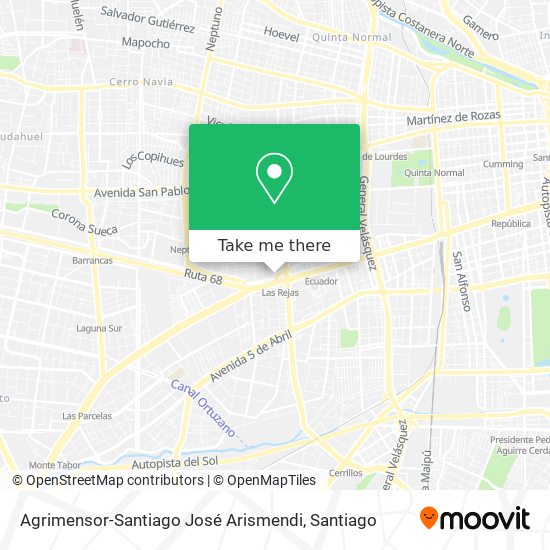 Agrimensor-Santiago José Arismendi map