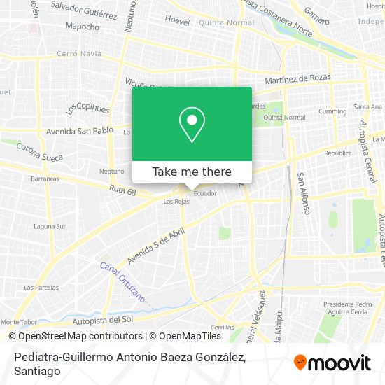 Pediatra-Guillermo Antonio Baeza González map