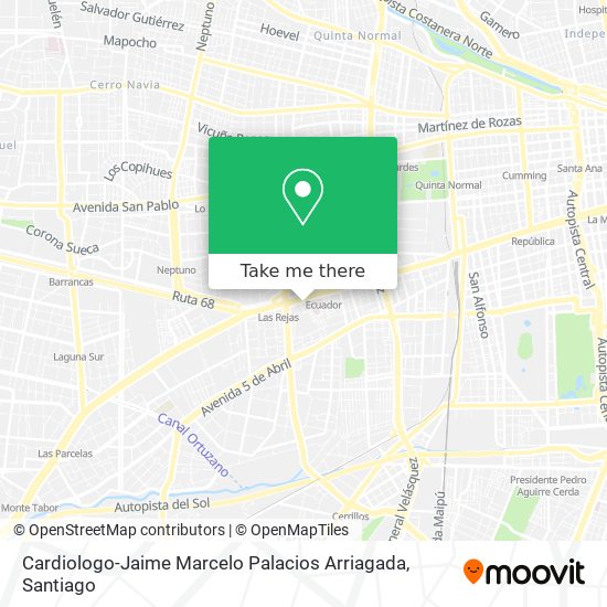 Cardiologo-Jaime Marcelo Palacios Arriagada map