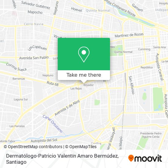 Dermatólogo-Patricio Valentín Amaro Bermúdez map