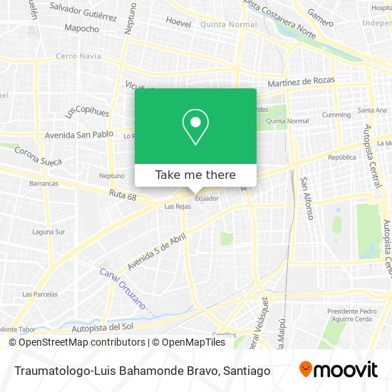 Traumatologo-Luis Bahamonde Bravo map