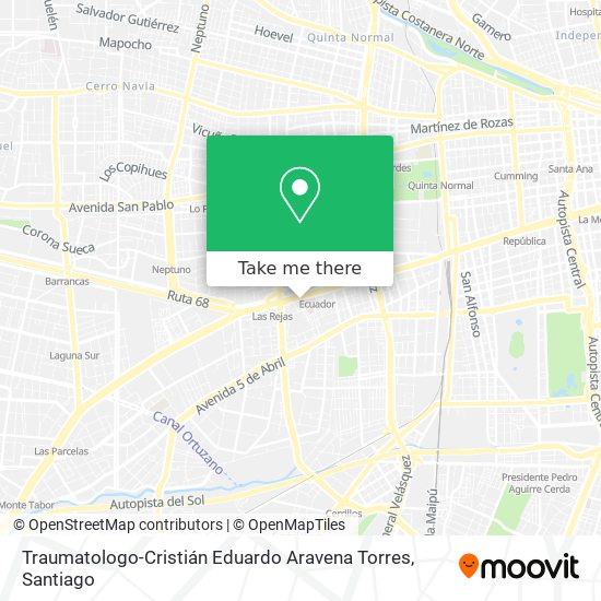 Mapa de Traumatologo-Cristián Eduardo Aravena Torres