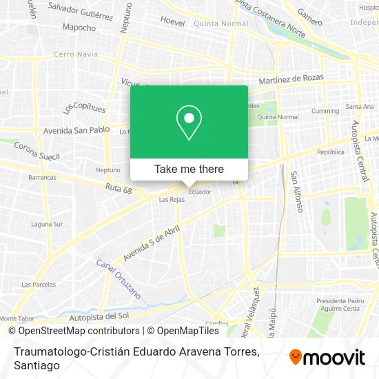 Traumatologo-Cristián Eduardo Aravena Torres map