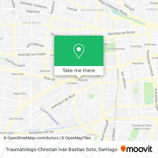 Mapa de Traumatologo-Christian Iván Bastías Soto