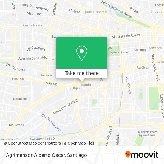 Agrimensor-Alberto Oscar map