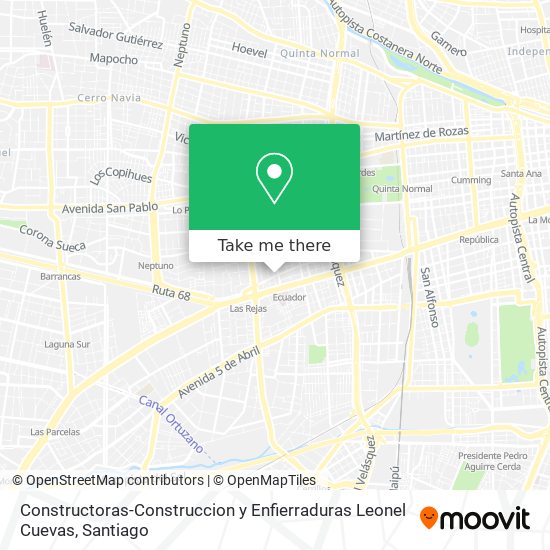 Constructoras-Construccion y Enfierraduras Leonel Cuevas map
