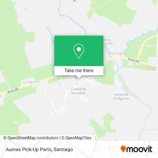 Aumex Pick-Up Parts map