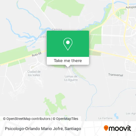 Psicologo-Orlando Mario Jofré map