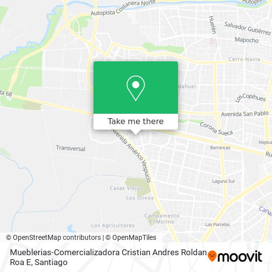 Mapa de Mueblerias-Comercializadora Cristian Andres Roldan Roa E