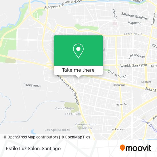 Estilo Luz Salón map