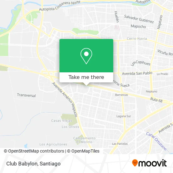Club Babylon map