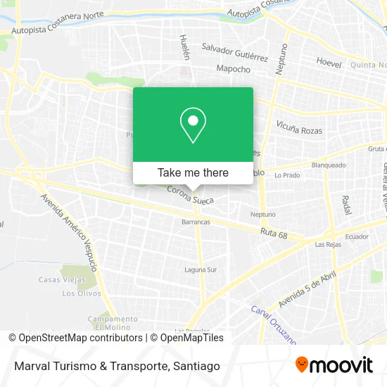 Marval Turismo & Transporte map