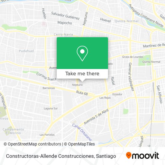 Constructoras-Allende Construcciones map