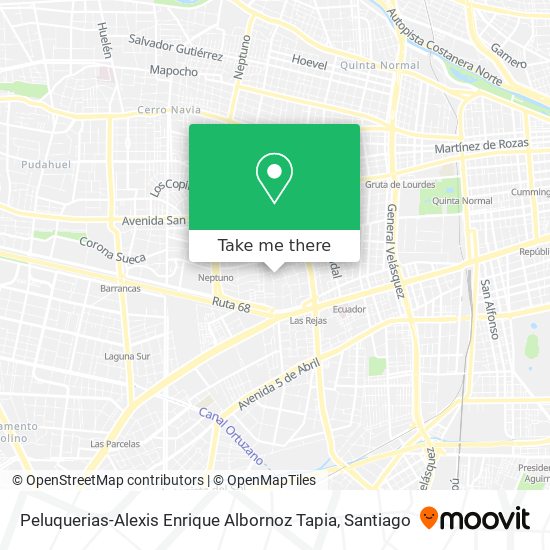 Peluquerias-Alexis Enrique Albornoz Tapia map