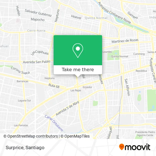 Surprice map