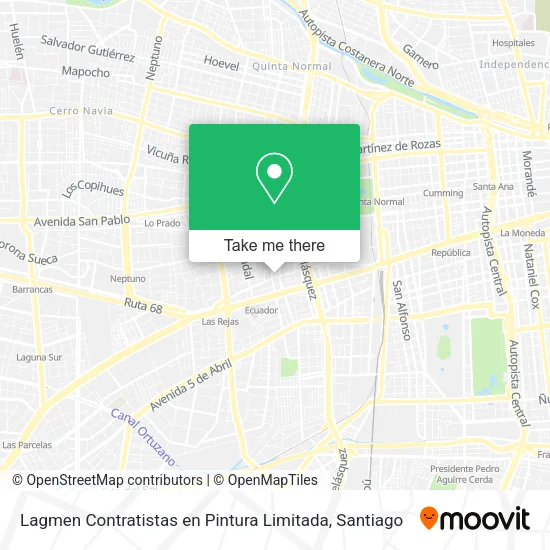 Lagmen Contratistas en Pintura Limitada map