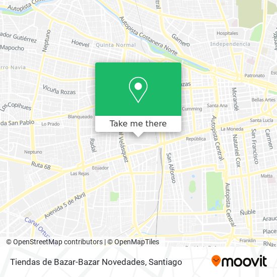 Mapa de Tiendas de Bazar-Bazar Novedades