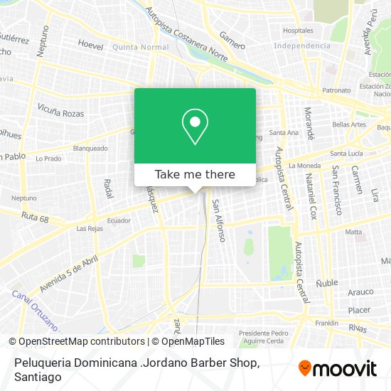 Peluqueria Dominicana .Jordano Barber Shop map