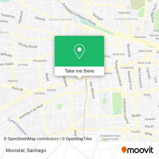 Movistar map