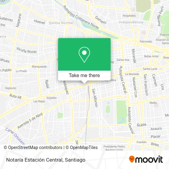 Notaría Estación Central map