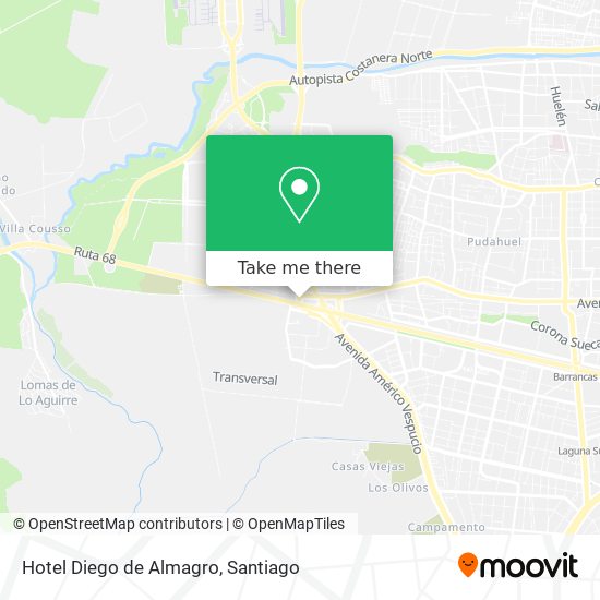 Hotel Diego de Almagro map