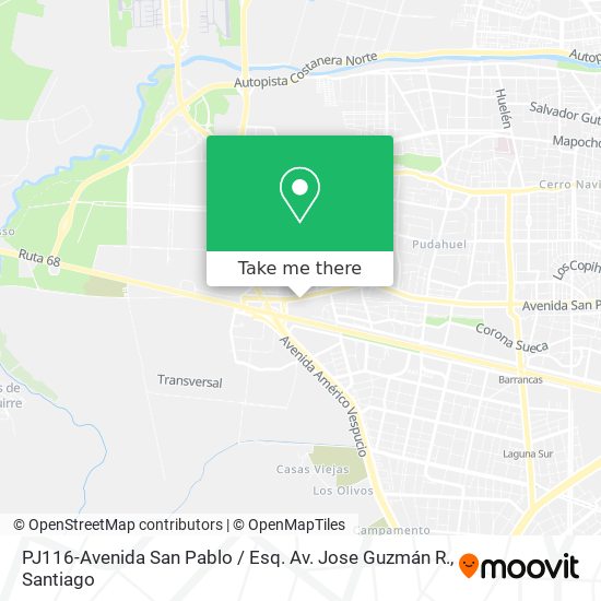PJ116-Avenida San Pablo / Esq. Av. Jose Guzmán R. map