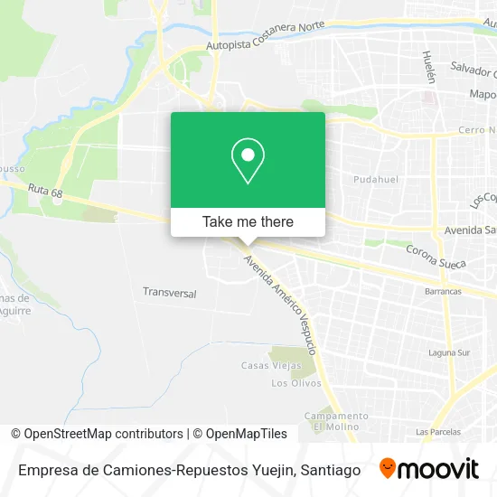 Empresa de Camiones-Repuestos Yuejin map