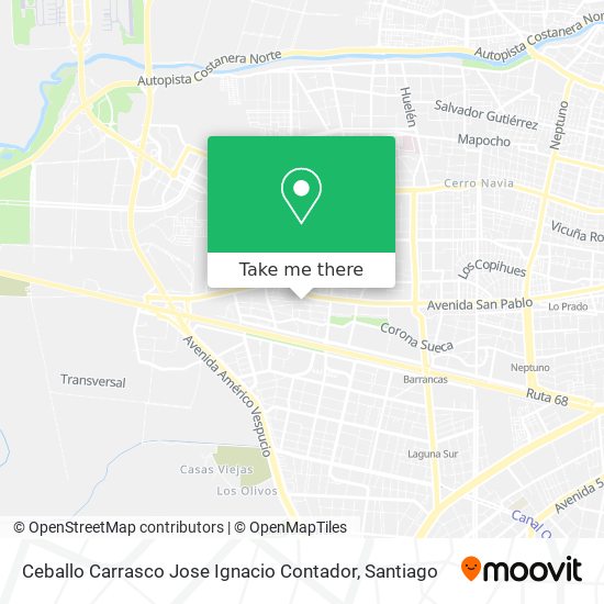 Ceballo Carrasco Jose Ignacio Contador map