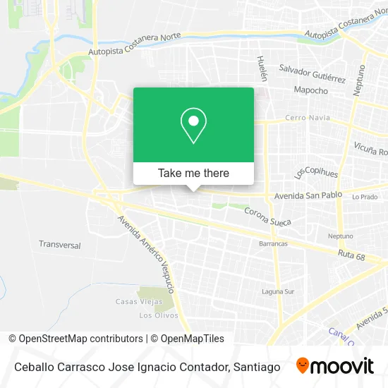Ceballo Carrasco Jose Ignacio Contador map