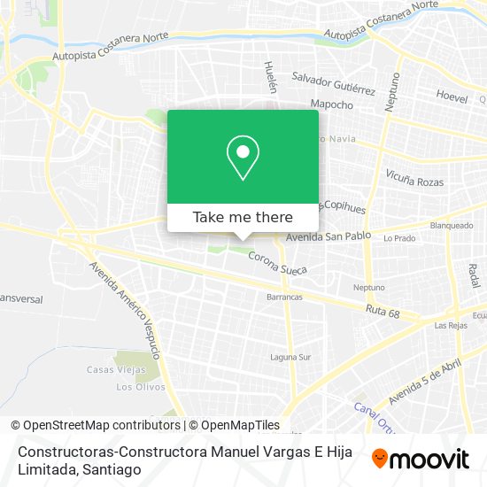 Constructoras-Constructora Manuel Vargas E Hija Limitada map