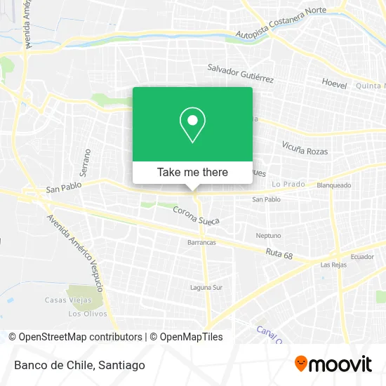 Banco de Chile map