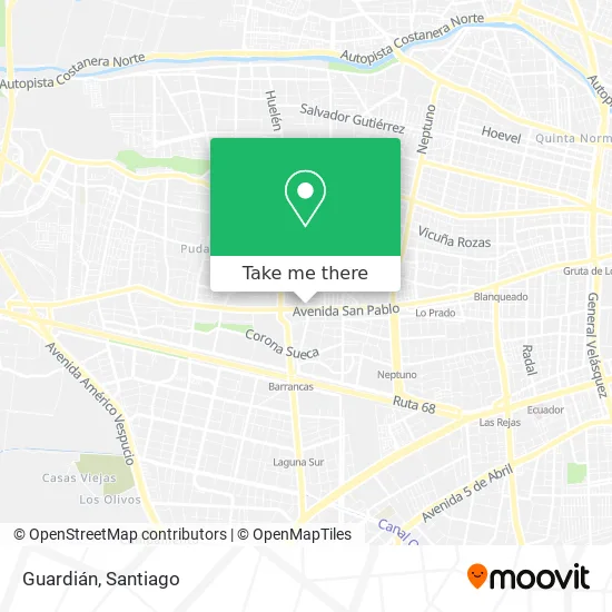 Guardián map