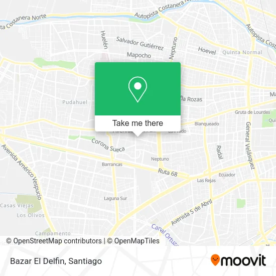 Bazar El Delfin map
