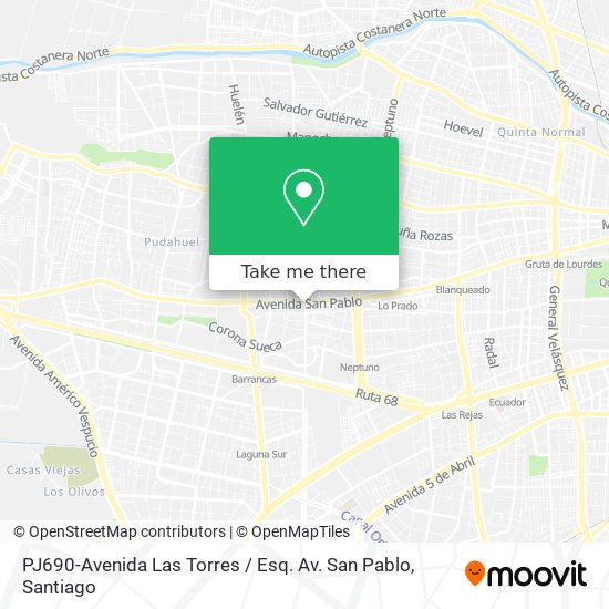 PJ690-Avenida Las Torres / Esq. Av. San Pablo map