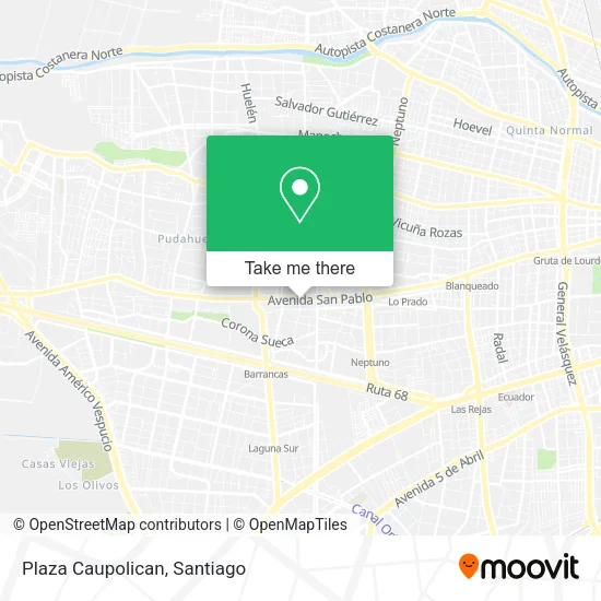 Mapa de Plaza Caupolican