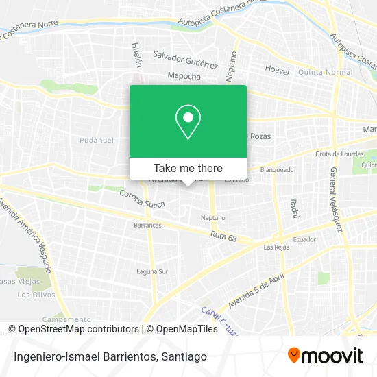 Ingeniero-Ismael Barrientos map