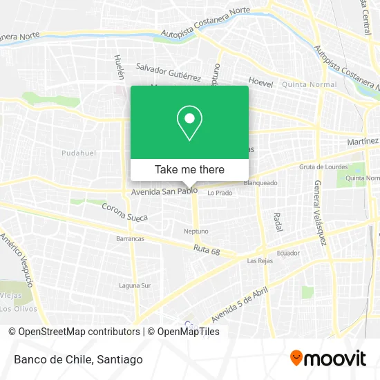 Banco de Chile map