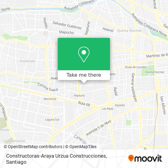 Mapa de Constructoras-Araya Urzua Construcciones