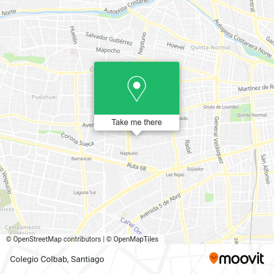 Colegio Colbab map