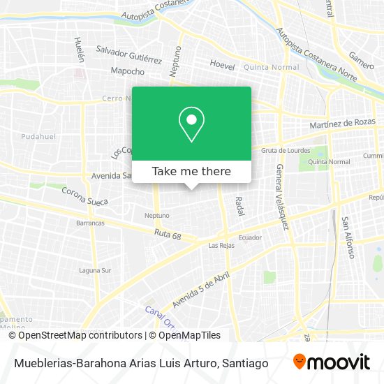 Mueblerias-Barahona Arias Luis Arturo map