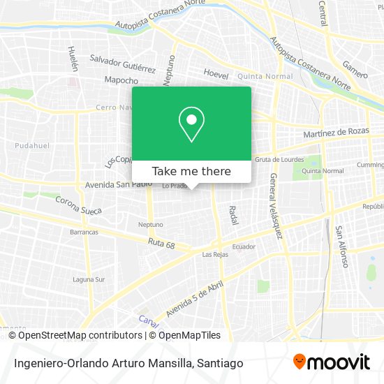 Ingeniero-Orlando Arturo Mansilla map