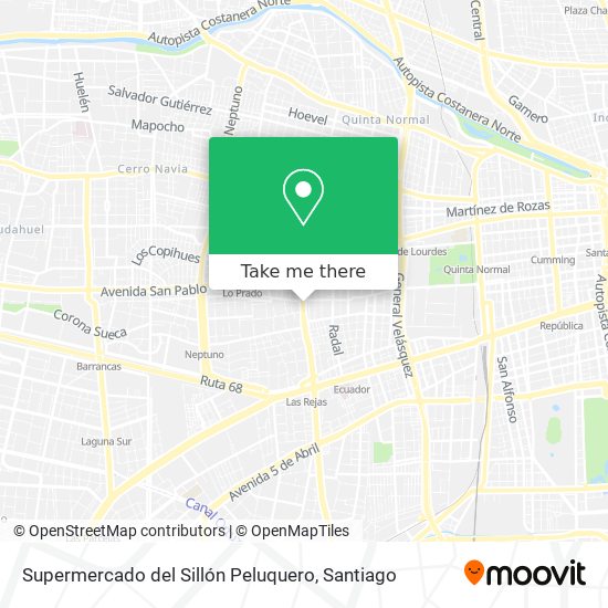 Mapa de Supermercado del Sillón Peluquero