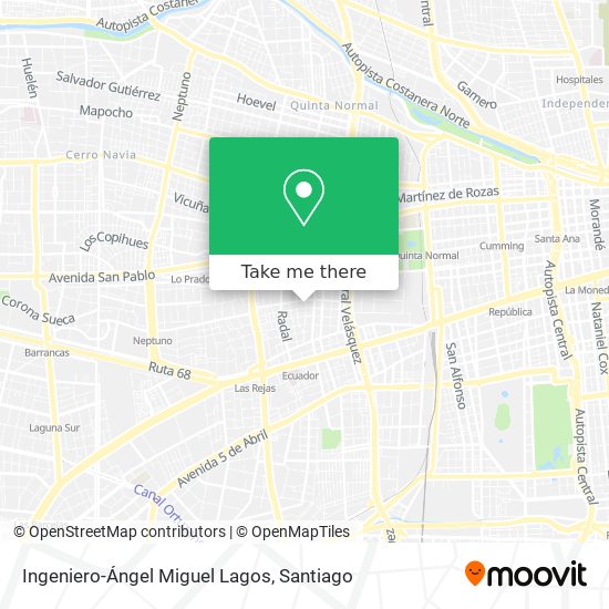 Mapa de Ingeniero-Ángel Miguel Lagos