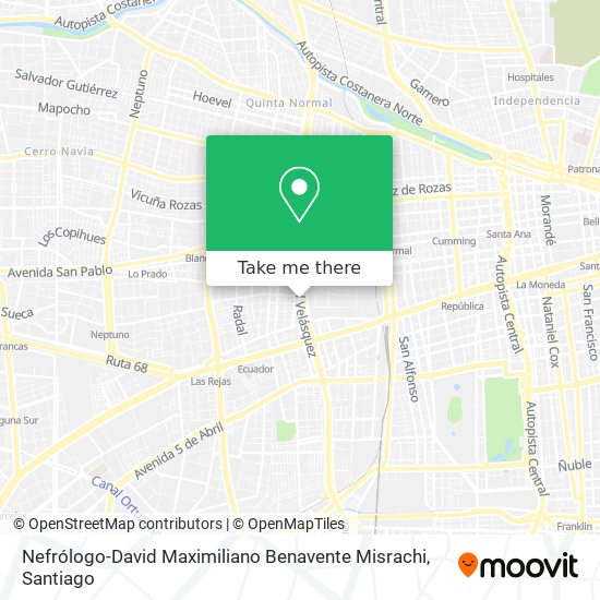 Nefrólogo-David Maximiliano Benavente Misrachi map